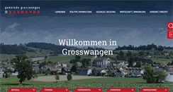 Desktop Screenshot of grosswangen.ch